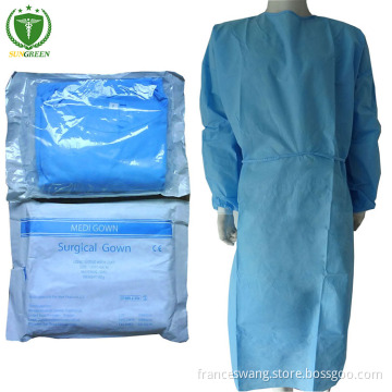 SMS surgical gown with EO sterilization